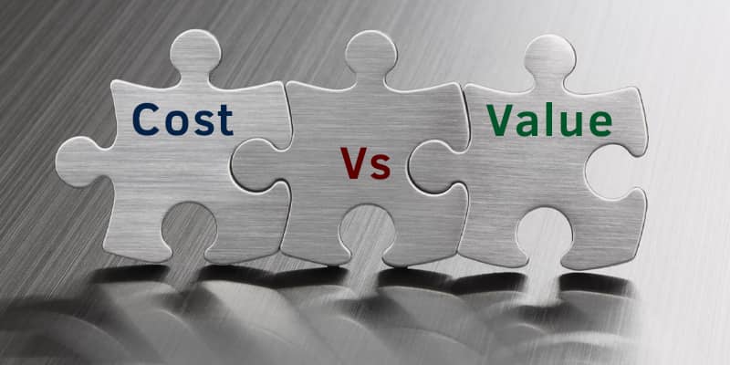 Cost versus Value